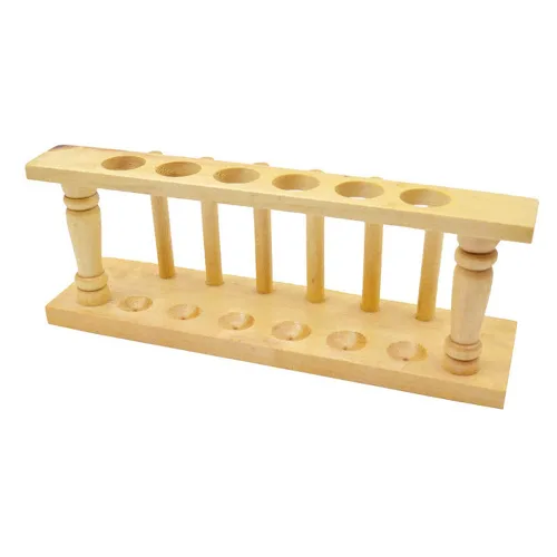 Miniatura 10 de Estante de tubo de ensayo acrílico transparente para tubos de 1.5/2/0.2 fl oz, soporte de tubo de laboratorio de 50 agujeros para tubos de ensayo