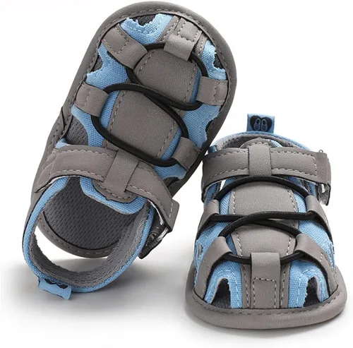 Miniatura 4 de Timatego Infant Baby Girls Summer Sandals with Flower Soft Sole Newborn Toddler First Walker Crib Dress Shoes
