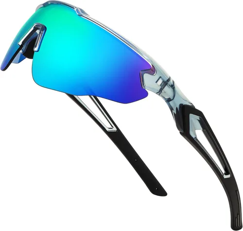 FEISEDY Gafas de sol polarizadas deportivas juveniles para 8-16 Ciclismo, Correr, Conducción, B0011