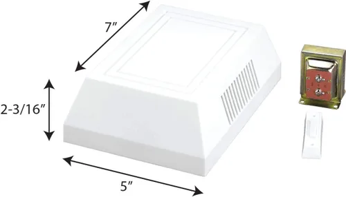 Miniatura 2 de Progress Lighting PC001-30 - Juego de campanillas de puerta tradicionales con transformador de la colección de campanillas de puerta en acabado
