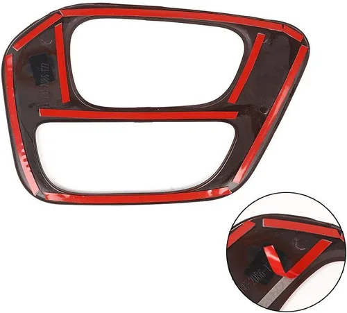 Miniatura 2 de Voodonala para Challenger Cubiertas de panel de cambio de marchas, accesorios decorativos para Dodge Challenger 2015-2022 (rojo)