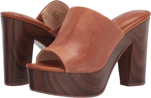 Miniatura 7 de Jessica Simpson Shelbie - Sandalias de tacón con plataforma para mujer, Caramelo