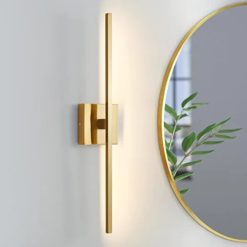 Miniatura 16 de Lámpara de tocador de baño negra de 30 pulgadas, giratoria de 360°, 18 W, regulable, 5CCT, LED, lámpara de baño negra sobre espejo, luces modernas