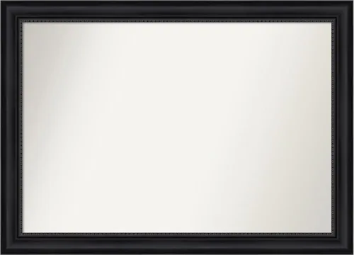 Miniatura 335 de Amanti Art Espejo personalizado, espejo de baño negro Astor, espejo de pared o espejo de tocador de baño sobre el fregadero (25 x 25 pulgadas)
