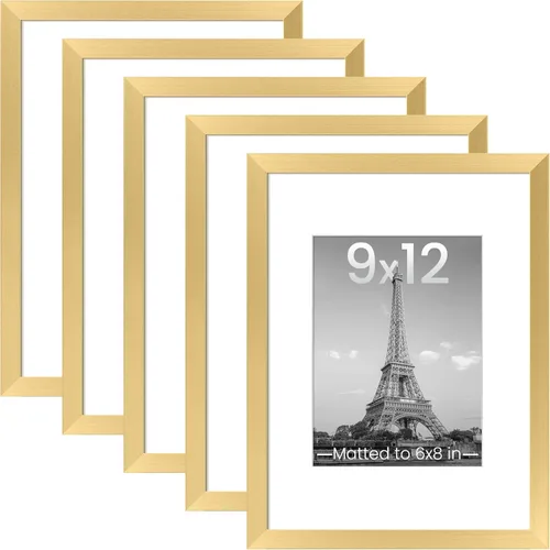 Miniatura 47 de upsimples - Portarretratos de 11 x 14 para galería de fotografías. Marcos para fotos de 8 x 10 pulgadas con paspartú o de 11 x 14 pulgadas sin Dorado