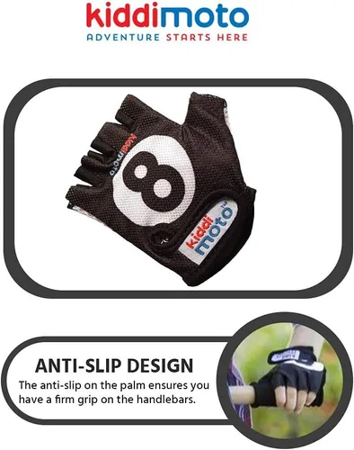 Miniatura 6 de Kiddimoto Kids Half Finger Cycling Gloves Non-Slip Kids Bike Gloves for Boys, Girls, Toddler Fingerless Gloves Kids Mountain Bike Gloves for BMX