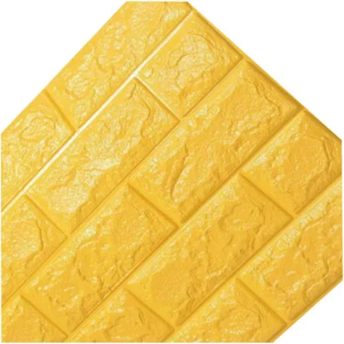 Miniatura 10 de Calcomanías de pared de ladrillo impermeables 3D de 27.56 x 11.81 pulgadas, paneles de pared autoadhesivos de espuma para TV, sala de estar
