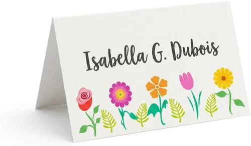 Miniatura 12 de Tarjetas de lugar con nombre de playa, 25 tarjetas de identificación para asientos de invitados, tiendas de campaña de playa y mesa tropical