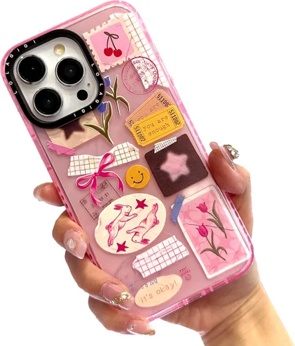 Miniatura 8 de Funda para iPhone 13, lindo diseño artístico de líneas faciales, diseño kawaii femenino estético patrón de dibujos animados para mujeres, niñas