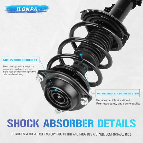 Miniatura 5 de 172708 172709 Amortiguadores de puntales delanteros con resortes helicoidales para Hyundai Elantra Sedan 1.8L (GLS, Limited) 2011-2013/ para Hyundai