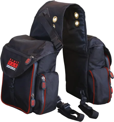 Miniatura 10 de TrailMax Serie 500 Bolsas de sillín aisladas y acolchadas para montar en senderos; bolsas acolchadas y aisladas para caballos; bolsas acolchadas