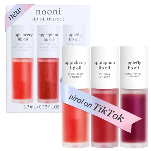 Miniatura 37 de NOONI - Aceite coreano para labios, de larga duración, hidratante, revitalizante para labios secos, impermeable, relleno de calcetines para niñas