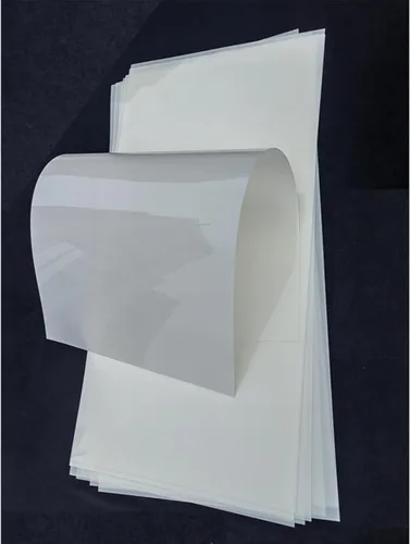 BANLTRE Paquete plano de 12 x 24 pulgadas, 10 hojas de Mylar de 7.5 mil, hoja de PET translúcida lechosa en blanco para cortar, material de
