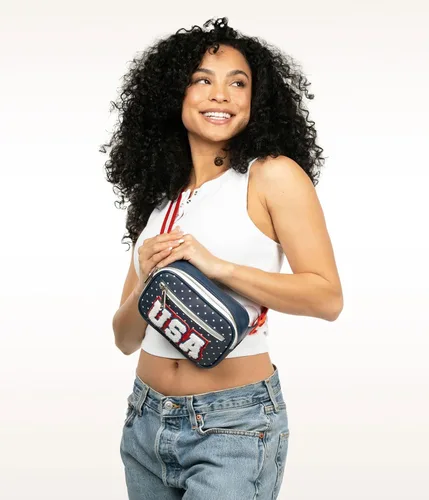 Miniatura 3 de Tipsy Elves American Flag Fanny Packs with Drink Holder - USA Fanny Pack for 4th of July BBQ, Pool Party and Events