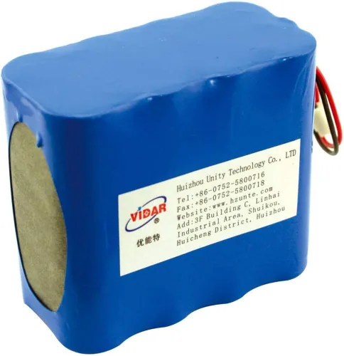 Batería recargable de iones de litio – VIDAR 7.4V 8800mAh batería de iones de litio de alta capacidad con enchufe JST PH2.54/2P (personalizable)