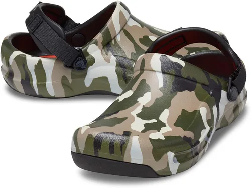 Miniatura 2 de Crocs Zuecos unisex Bistro Pro Literide para hombres y mujeres, zapatos de trabajo antideslizantes, Camo, 8 Women/6 Men