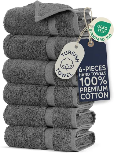 Miniatura 13 de Towel Bazaar Toallas Turcas de Algodón Premium Súper Suaves y Absorbentes (Juego de 2 Toallas de Baño Grandes, Blanco)