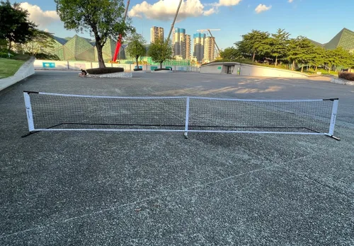 Miniatura 6 de Redes de pickleball, 22 pies de tamaño reglamentario portátil al aire libre Picklenet red de tenis con bolsa de transporte para patios traseros