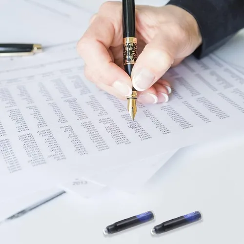 Miniatura 8 de Pen Savings Cartuchos de tinta para pluma estilográfica, paquete de 24, tamaño estándar internacional, longitud 1.5 pulgadas, diámetro de 0.102 in
