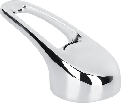 Miniatura 5 de Reemplazo de manija de grifo de una sola palanca de 1.378 in para baño cocina aleación de zinc acabado cromado 1.4 pulgadas