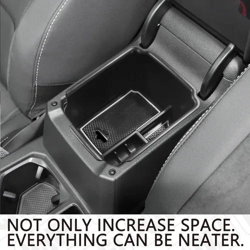 Miniatura 7 de HGWEI Organizador de Consola Central Compatible con VW Tiguan 2018 2019 2020 2021 2022 2023 2024 y Volkswagen Taos 2022-2025, Bandeja de Inserto