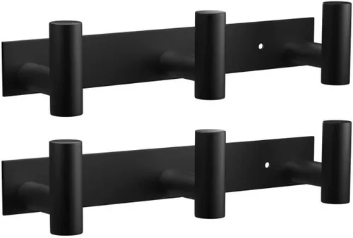 Miniatura 21 de VAEHOLD Ganchos de Pared para Abrigos Montados en Pared, Perchero con 6 Ganchos Dobles para Colgar Toalla Sombrero Abrigo Bata Bolsa Llave para Baño