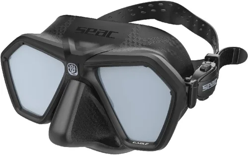 Miniatura 7 de SEAC Eagle, máscara compacta de bajo volumen para apnea y pesca submarina, verde, ajuste regular