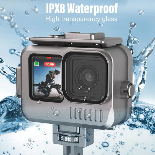 Miniatura 3 de Carcasa de buceo subacuática, IPX8 carcasa impermeable para fotografía de cámara, 40M de profundidad compatible con 11 10 9