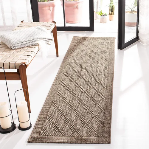 Miniatura 17 de SAFAVIEH Palm Beach Collection - Alfombra decorativa de 2 x 3 pies, diseño de ceniza, sisal y yute, ideal para zonas de alto tráfico en entrada