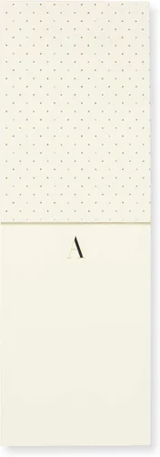 Miniatura 3 de Kate Spade New York Bloc de notas inicial con 100 páginas, N (amarillo)