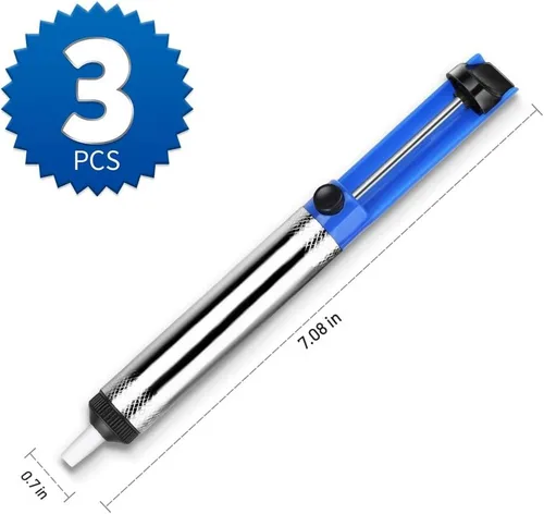 Miniatura 2 de Teenitor Soldadura Soldador Desoldador Bomba de Vacío Herramienta de Eliminación de Soldadura 3pcs/Pack Bomba de Desoldadura Herramienta de Soldadura