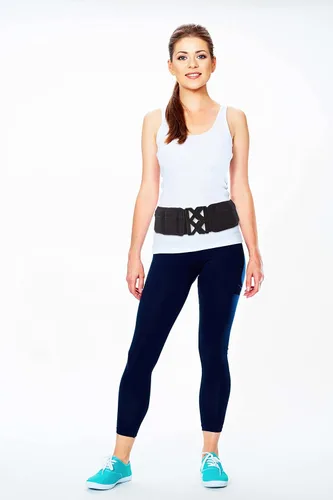 Miniatura 5 de Cinturón de fitness con peso, para caminar, correr, entrenamiento con pesos ajustables de hasta 10 libras, tecnología de enfriamiento, unisex Negro