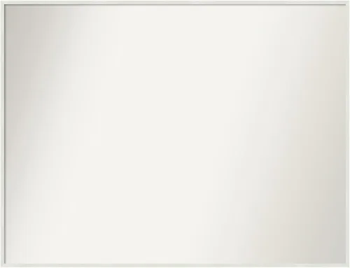 Miniatura 279 de Amanti Art Espejo de baño blanco para sobre el fregadero, 32 x 45 pulgadas, espejo de tocador rectangular blanco esbelto, marco de madera moderno