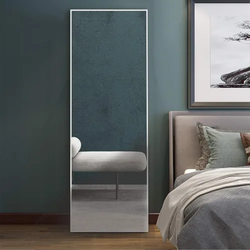 Miniatura 8 de MIRUO - Espejo de pared para colgar sobre la puerta, marco de poliestireno para baño, dormitorio, sala de estar, dormitorio y más