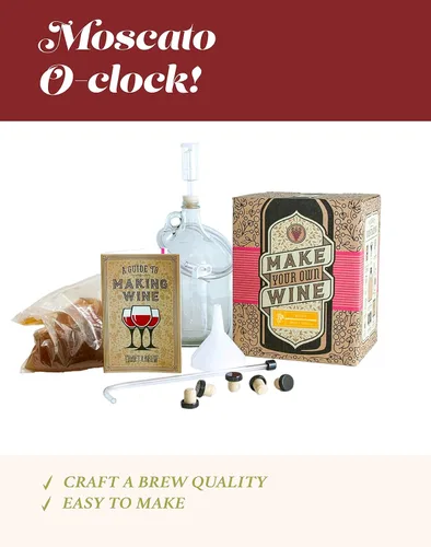 Miniatura 5 de Craft A Brew - Kit de fabricación de moscato para el hogar - Principiantes fáciles de preparar con ingredientes y suministros - Experiencia
