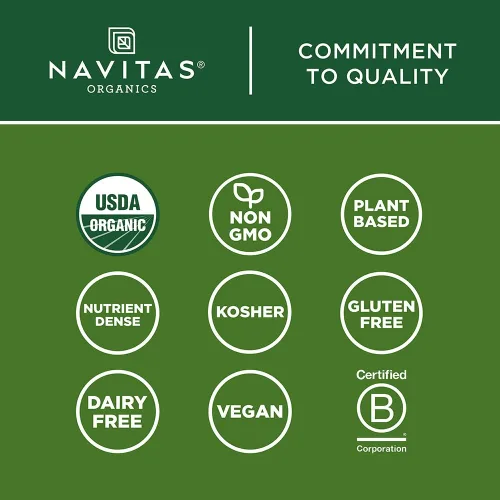 Miniatura 6 de Navitas Organics Goldenberries - Para aperitivos saludables, cobertura, hornear y más - Frutas secas - Sin azúcar añadido ni sulfitos - USDA
