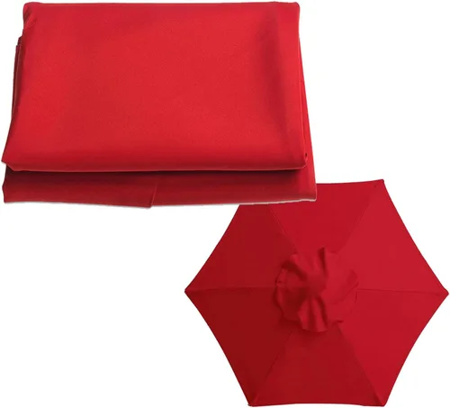 Miniatura 12 de Toldo de repuesto para sombrilla de patio para 6 varillas / 8 varillas de 6.5 pies/9 pies/10 pies, fundas de repuesto para sombrilla de mesa