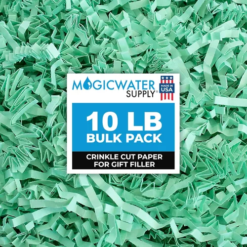 Miniatura 10 de MagicWater Papel de Corte Ondulado para Cestas de Regalo - 10 LB - Verde Militar - Perfecto para Relleno de Papel Triturado, Relleno de Cestas