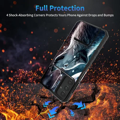 Miniatura 562 de Funda para Samsung Galaxy S22 Ultra 5G, Galaxy S22 Ultra con cubierta de cámara deslizante, funda resistente de doble capa con función atril Black