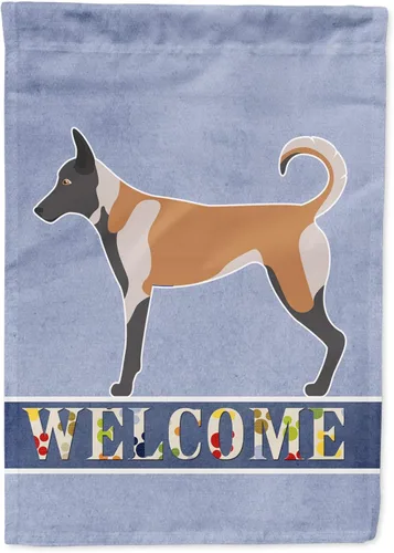 Miniatura 159 de Caroline's Treasures BB8334GF AIDI Bandera de jardín para perro de montaña del Atlas, bandera de buzón azul, bandera decorativa para patio exterior