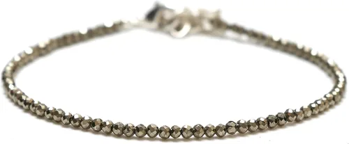 Miniatura 53 de Gempires - Pulseras de cuentas de piedras preciosas hechas a mano, ligeras, de cristal, para uso diario, hipoalergénicas, de 8 pulgadas, chapadas