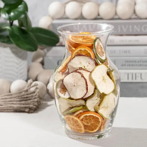 Miniatura 4 de ANDALUCA Rellenos naturales para jarrones y tazones Rebanadas de naranja seca, manzana y cítricos Decoración del hogar (rebanadas de fruta)