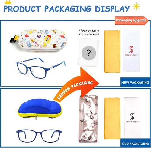 Miniatura 6 de 180° Hinges TR90 - Lentes de computadora para niños: Lentes de bloqueo de luz azul para niñas. Lentes de protección contra la radiación