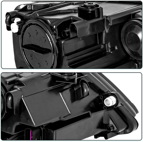 Miniatura 6 de TUSDAR Juego de montaje de faros delanteros para Volkswagen Jetta MK6 OE 2011-2018, faros delanteros laterales del conductor y del pasajero, carcasa