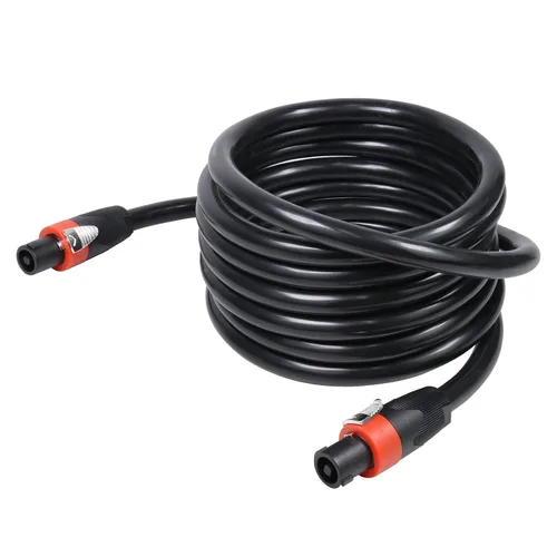 Miniatura 9 de HBU Paquete de 1 cable Speakon a Speakon de 3 pies (4 conductores, 12 AWG), 1 cable macho NL4FC de 3 pies de altavoz, Pro PA DJ Studio, escenario