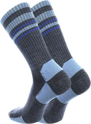 Miniatura 31 de TCK Calcetines de lana merino para hombres y mujeres para senderismo, caza, ciclismo de montaña, longitud de la tripulación para botas