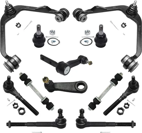 Miniatura 112 de Detroit Axle - Kit de extremo delantero para Ford 1998-2001 Explorer Mercury Mountaineer, 4 barras estabilizadoras delanteras y traseras, 2 brazos