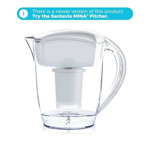 Miniatura 4 de Santevia Filtro de repuesto para jarra de agua, único, compatible solo con jarras clásicas Santevia - alcalino, añade minerales de vuelta