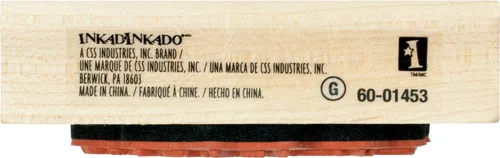 Miniatura 3 de Inkadinkado Sello de goma montado en ramo de novia para hacer tarjetas de boda y álbumes de recortes, 3 x 3 x 1 pulgadas