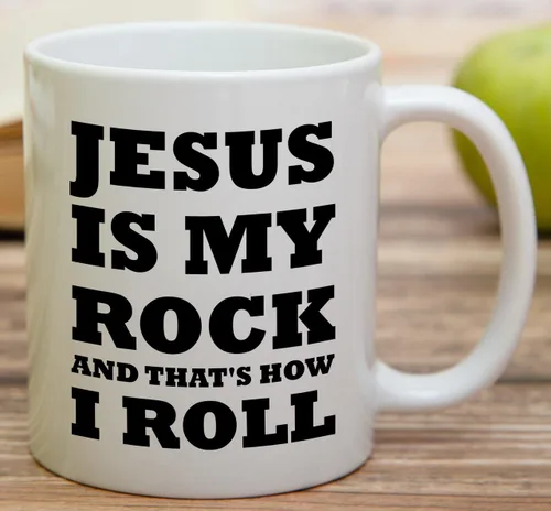 Miniatura 81 de Retreez Taza divertida – This Girl Runs on Coffee + Jesus - Tazas de café de cerámica de 11 onzas – Divertido, sarcasmo, sarcástico, motivacional